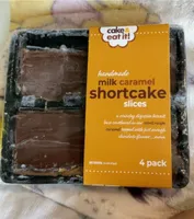 handmade milk caramel shortcake slices