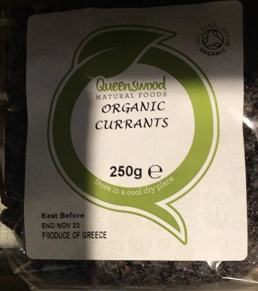 Organic currants