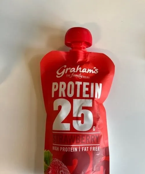 Strawberry protein yogurt