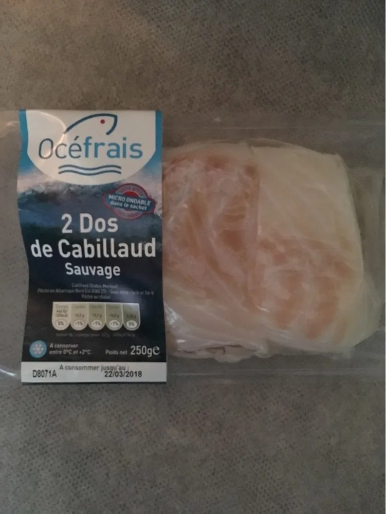 Dos de cabillaud