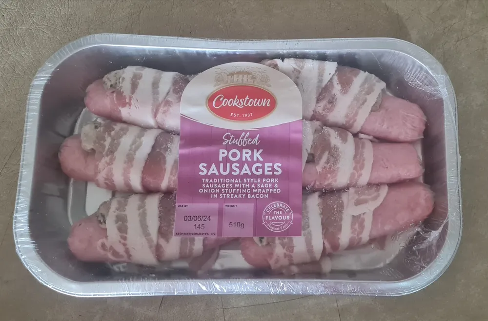 Stuffed Pork Sausages