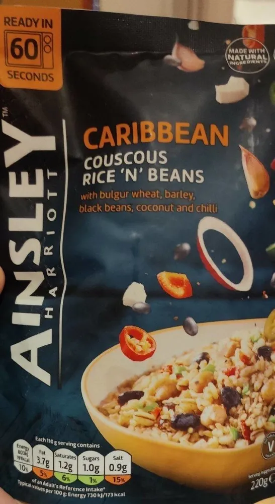 Ainsley Harriot Caribbean couscous Rice 'N' Beans