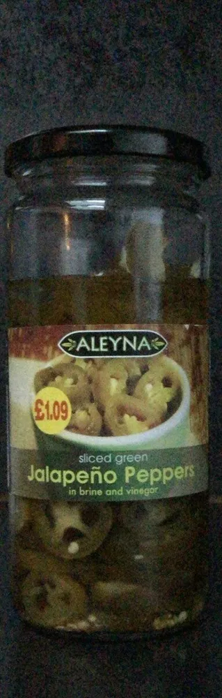 Sliced Green Jalapeno Pepperes