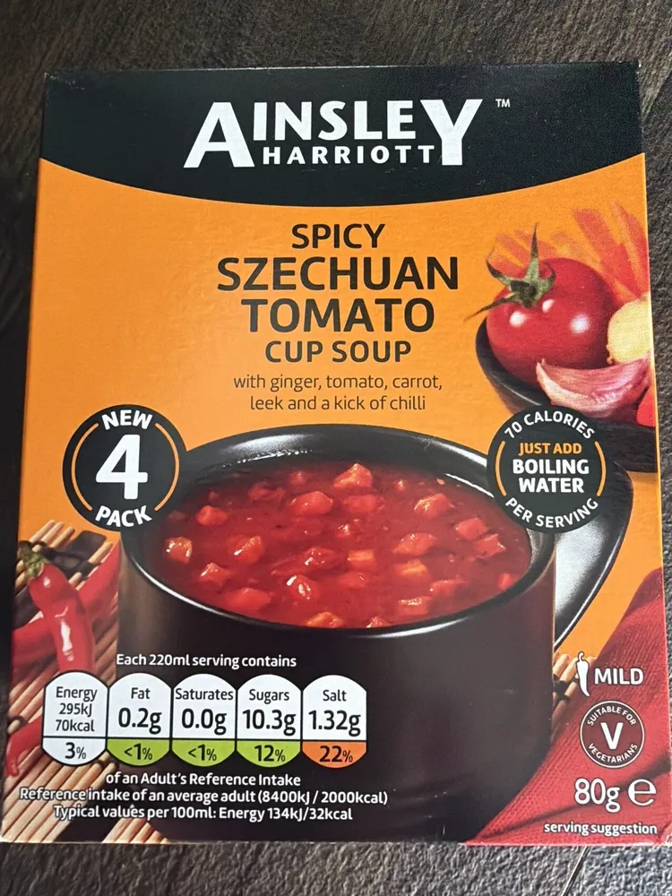 AINHAR TOM CUP SOU NEW 4 PACK HARRIOTT SPICY SZECH