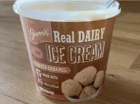 Real dairy ice cream salted caramel