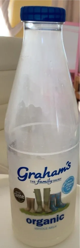 Organic whole milk