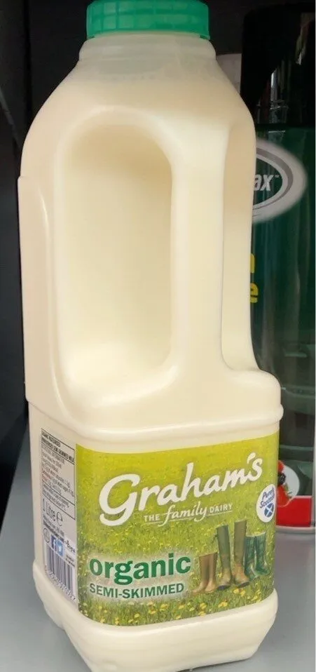 Organic semi skimmed milk