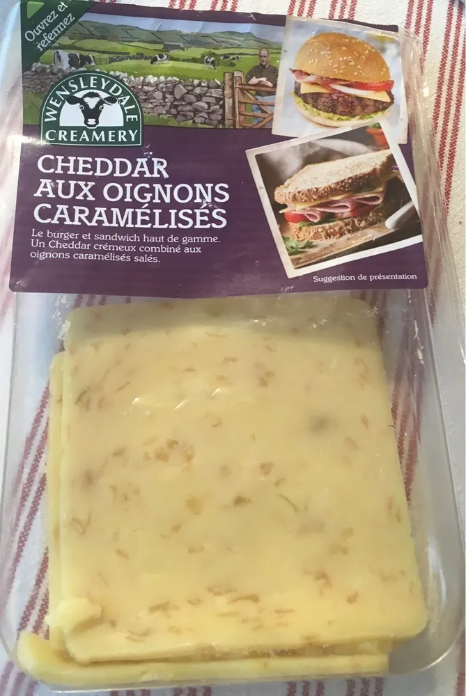 Cheddar aux Oignons Caramélisés
