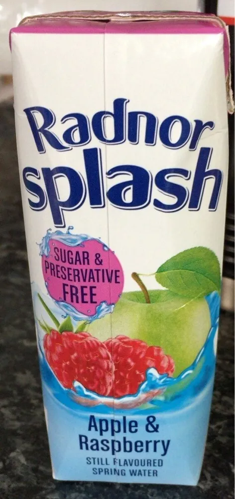 Apple & Raspberry still flavoured spring water
