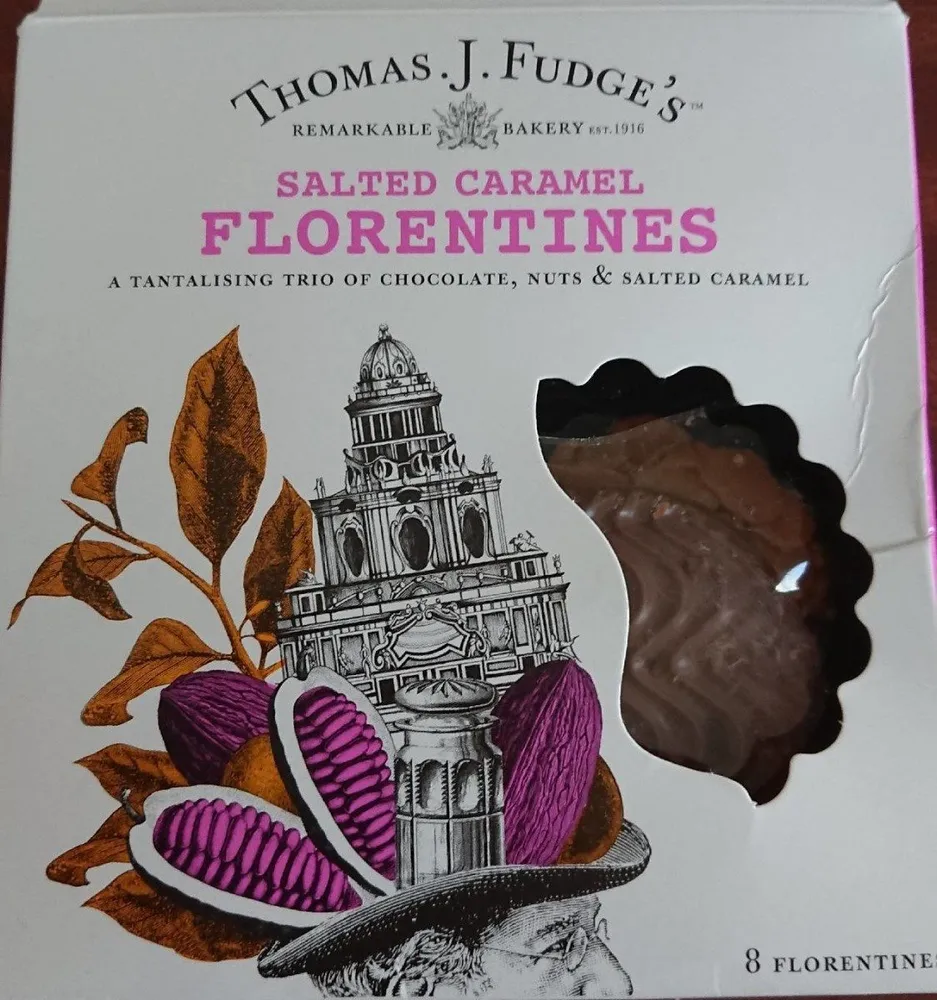 Salted caramel Florentines