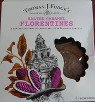 Salted caramel Florentines
