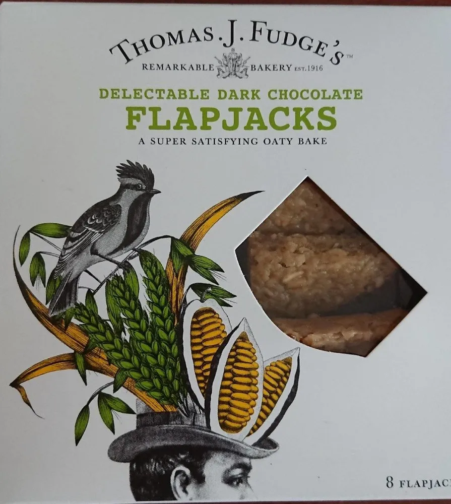 Delectable dark chocolate flapjacks