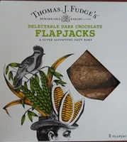 Delectable dark chocolate flapjacks