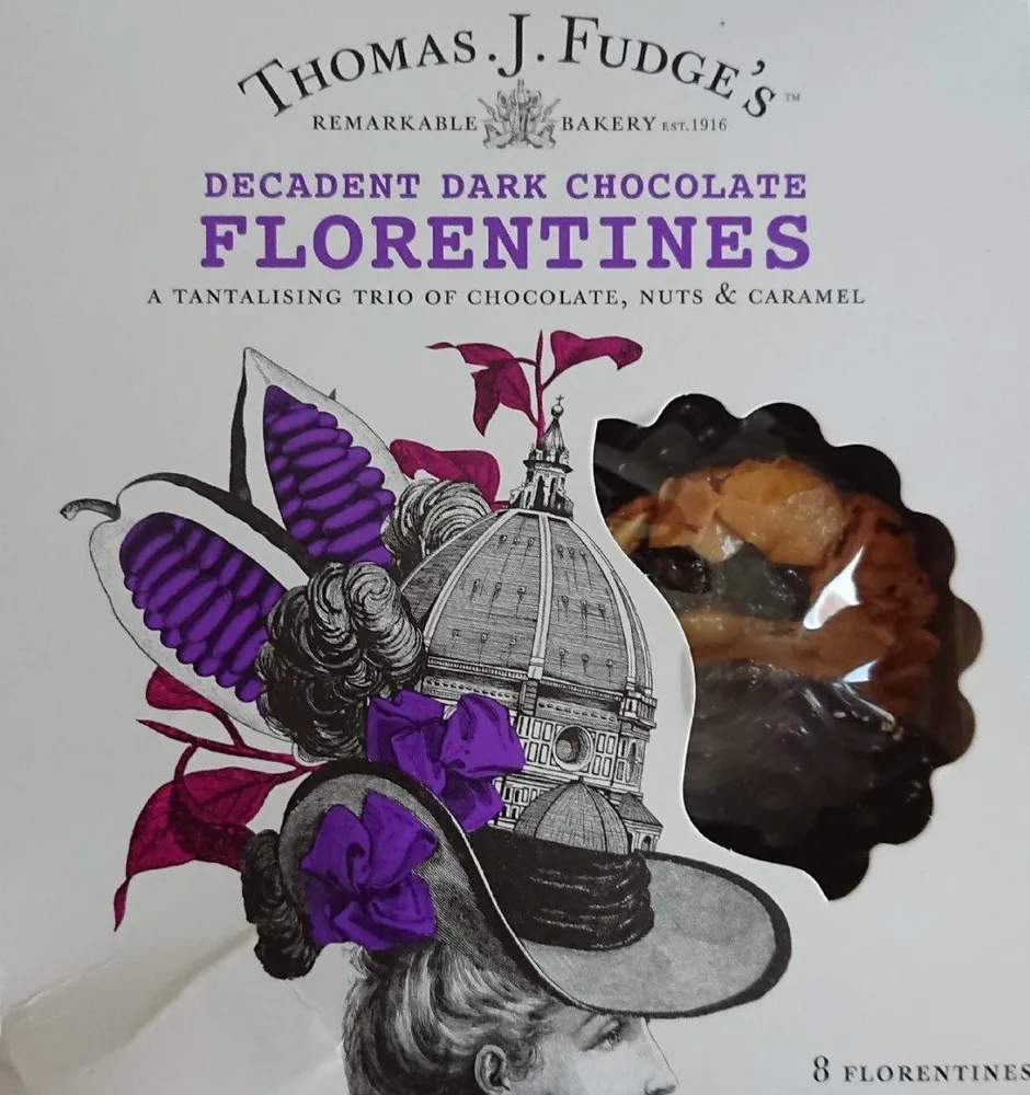 Decadent dark chocolate Florentines