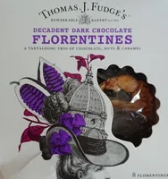 Decadent dark chocolate Florentines