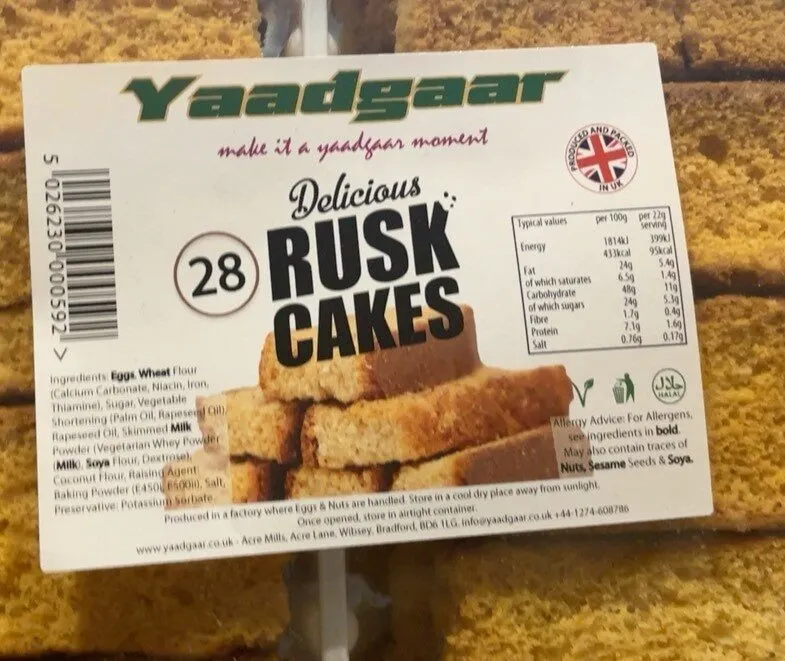 Rusk cakes