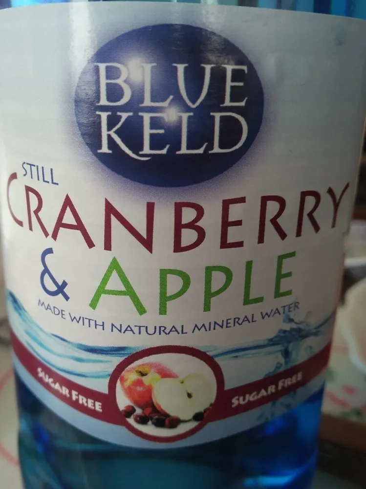 Still cranberry & apple made with natural mineral water