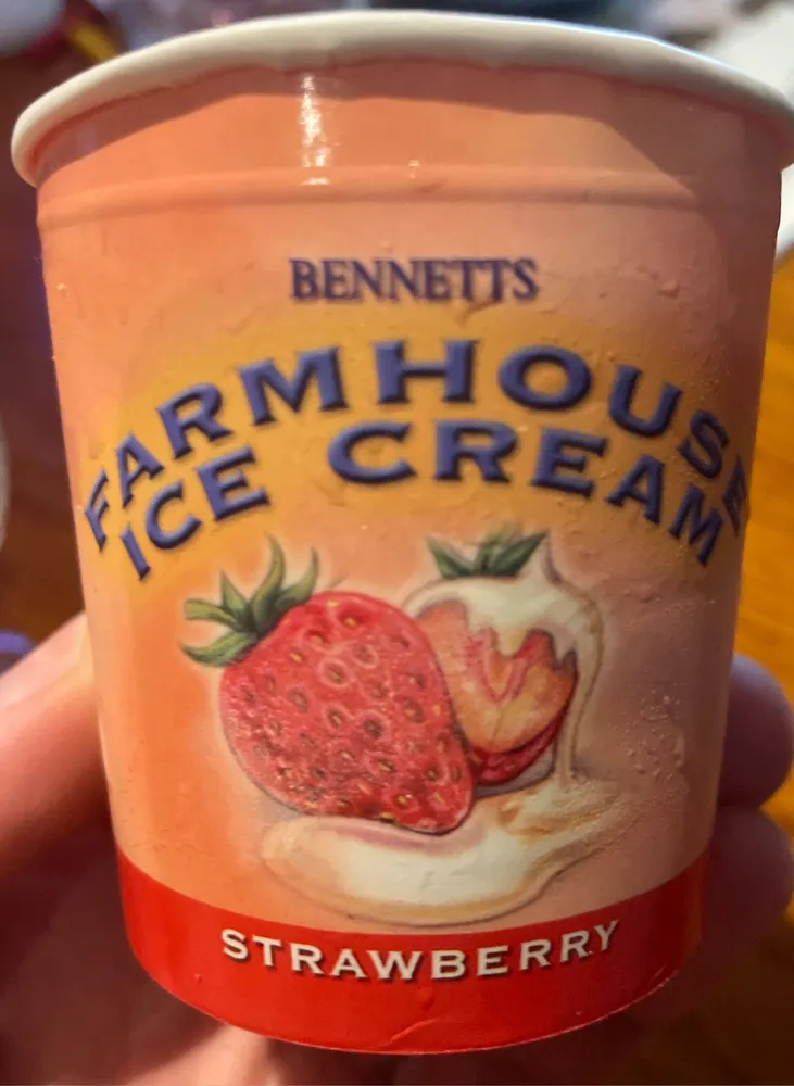 Strawberry Farmhouse Ice Cream