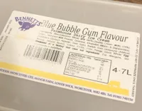 Blue Bubble Gum Icecream