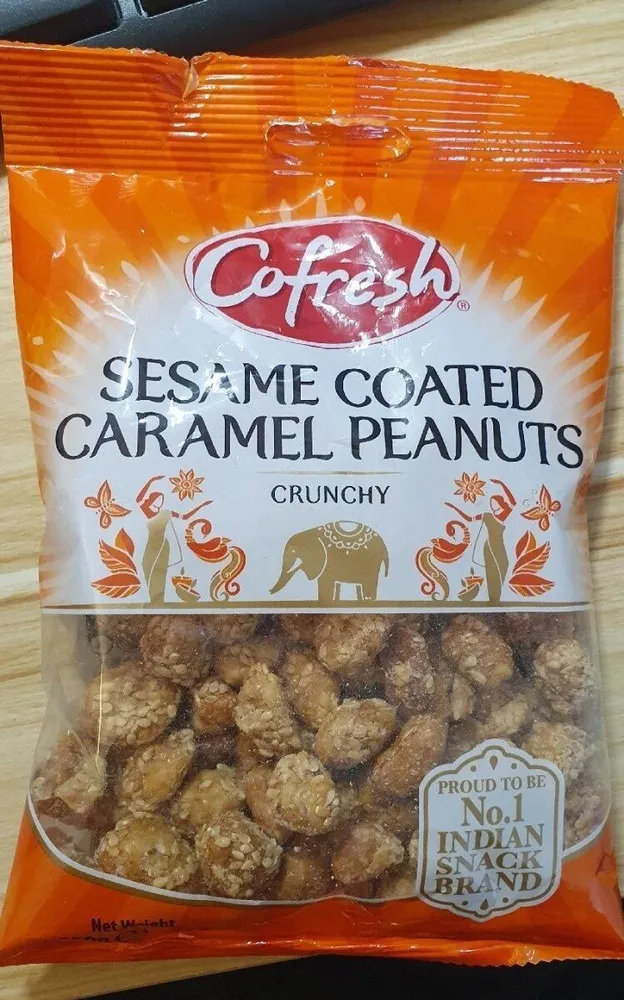 Sesame Coated Caramel Peanuts