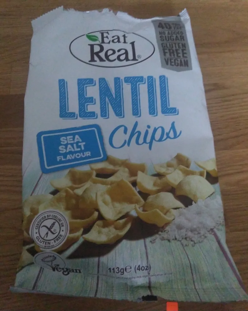 Lentil Chips - Sea Salt Flavour