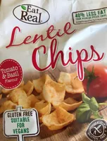 Lentil Chips Tomato & Basil Flavour