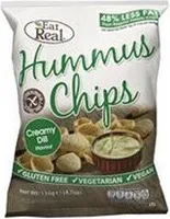 Hummus Chips Creamy Dill Flavour