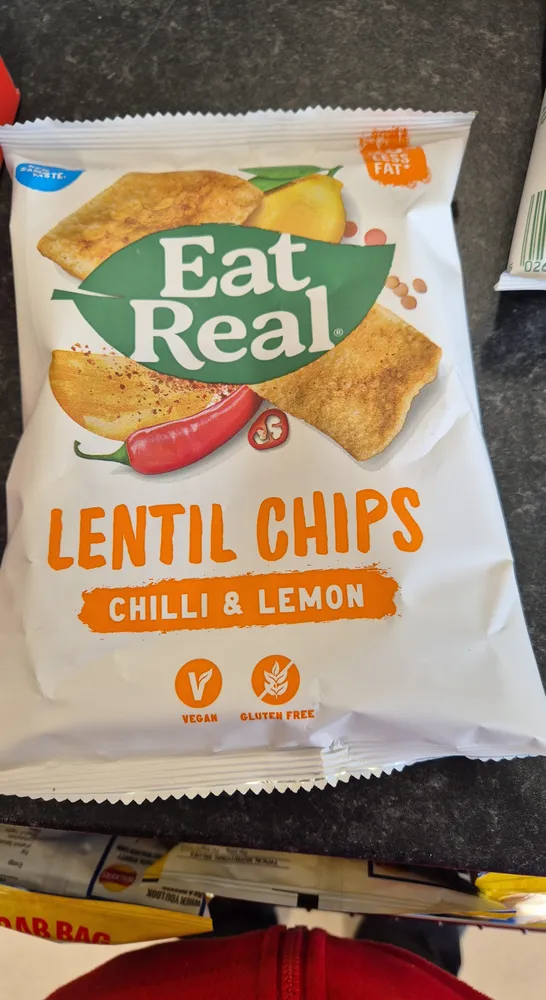 Lentil Chips Chilli & Lemon