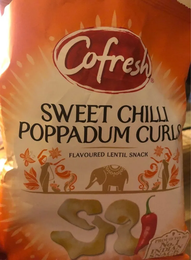 Sweet Chilli Poppadum Curls