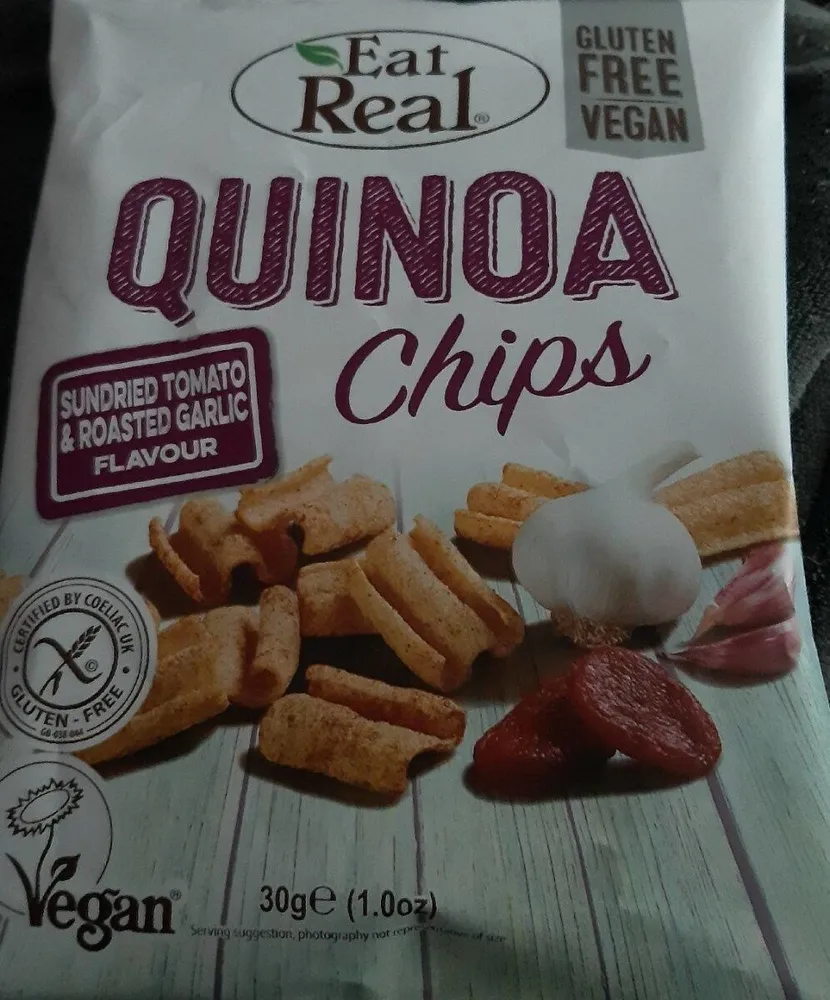 Quinoa Chips Sundried Tomato & Roasted Garlic Flavour