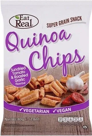 Quinoa Chips Sundried Tomato & Roasted Garlic Flavour