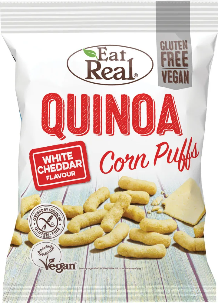 Quinoa Corn Puffs White Cheddar Flavour