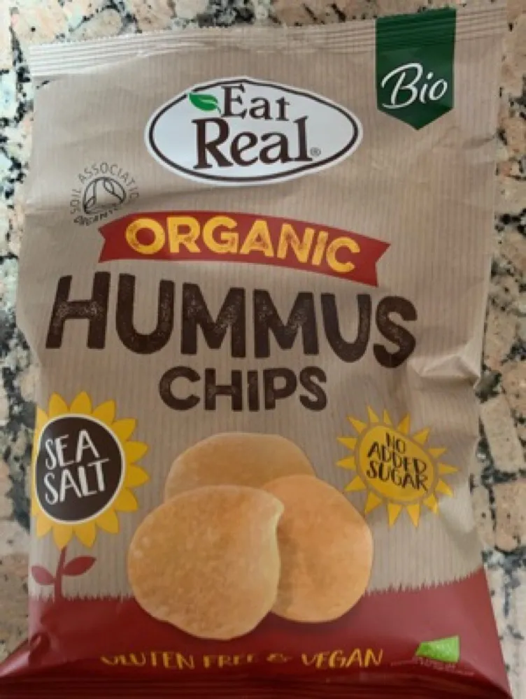 Eat Real Organic Hummus Chips Sea Salt 100G