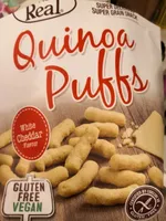 Eat real quinoa puffs