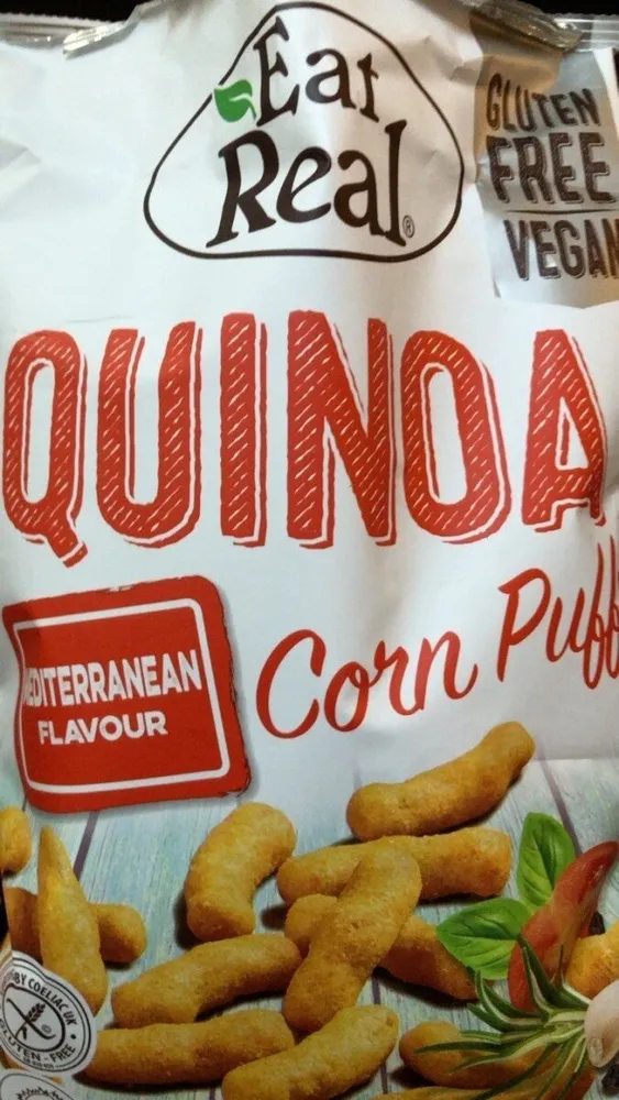 Quinoa corn puffs