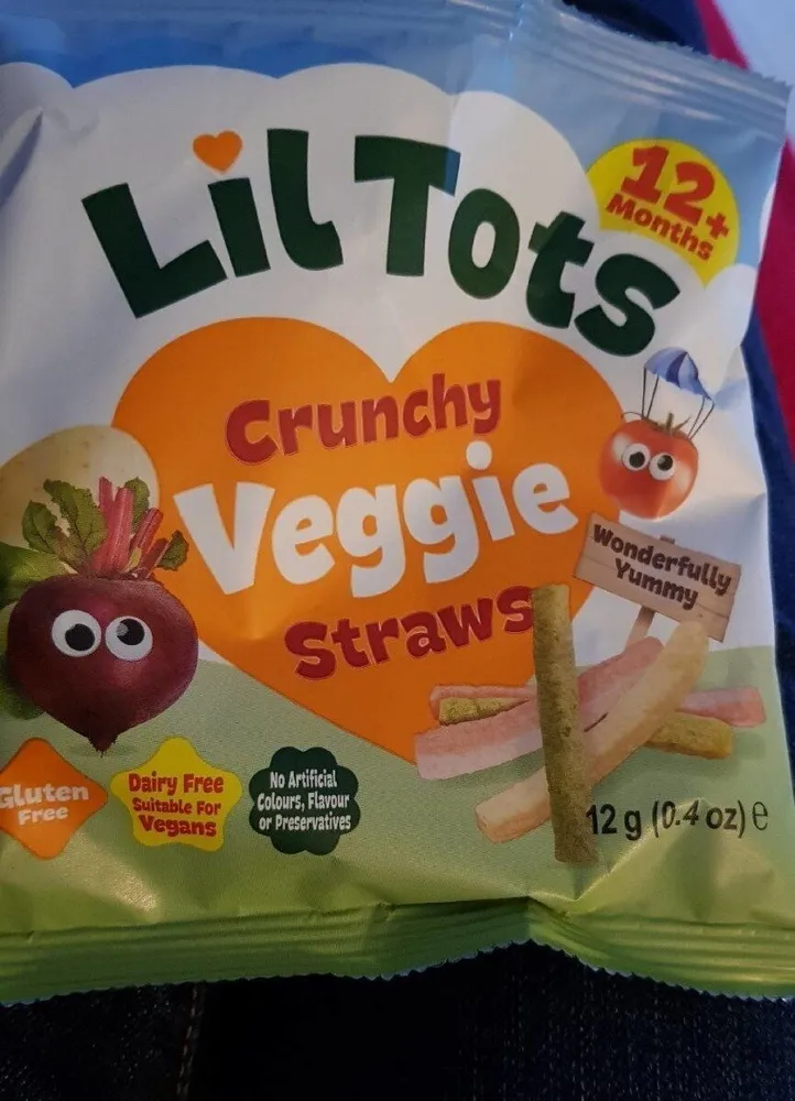 Crunchy veggie straws