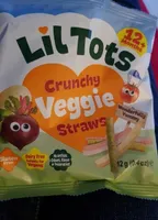 Crunchy veggie straws