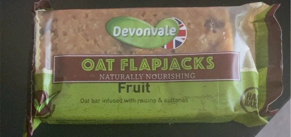 Oat flapjacks fruit