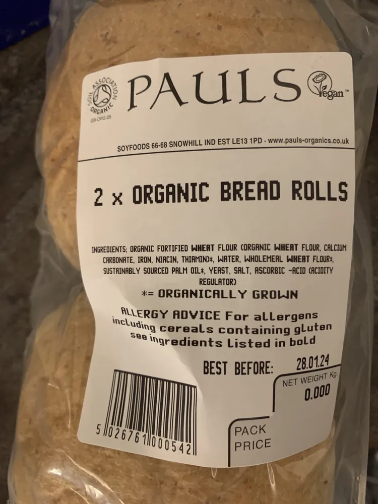 Organic Bread Rolls
