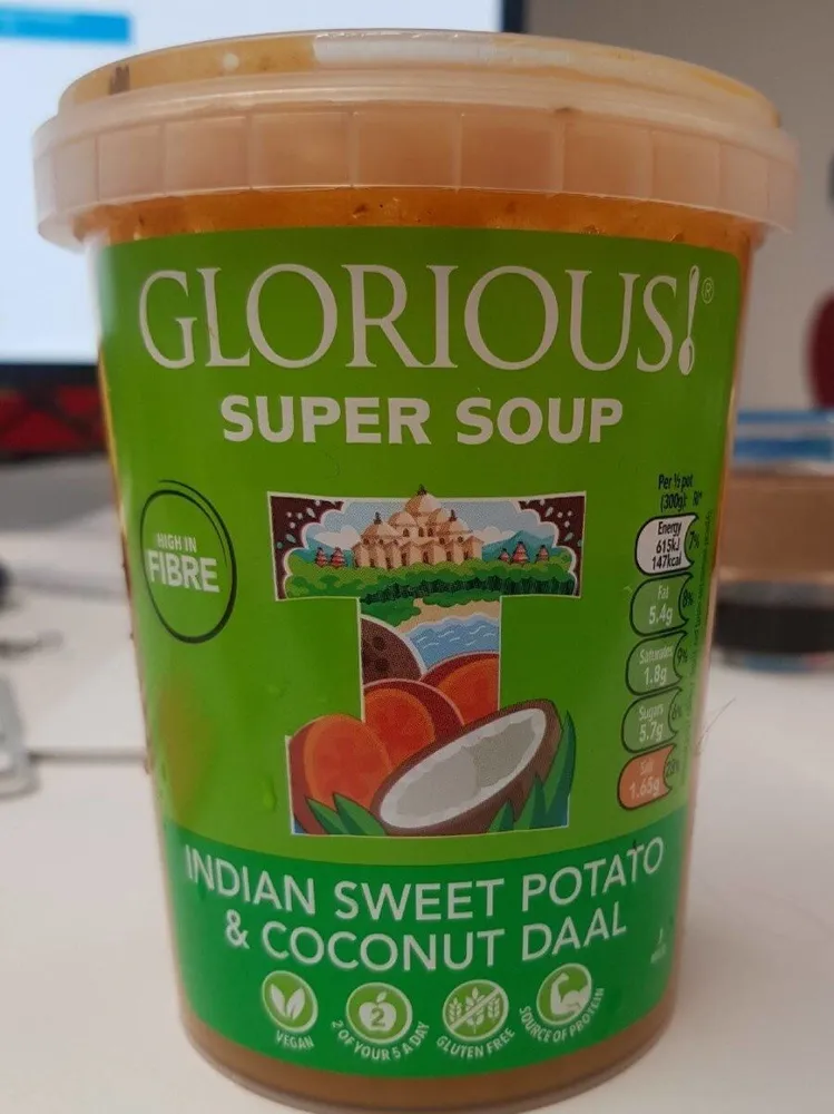 Indian sweet potato & coconut daal