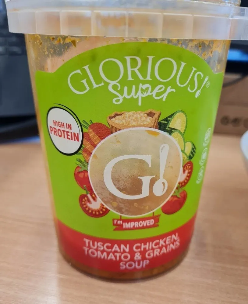 Tuscan chicken tomato & grains soup