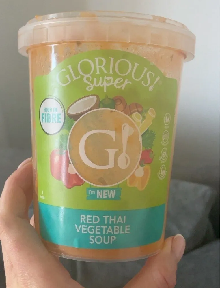 Glorious red Thai vegetable soup