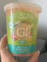 Glorious red Thai vegetable soup