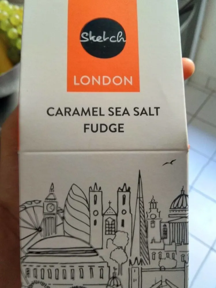 Caramel sea salt fudge