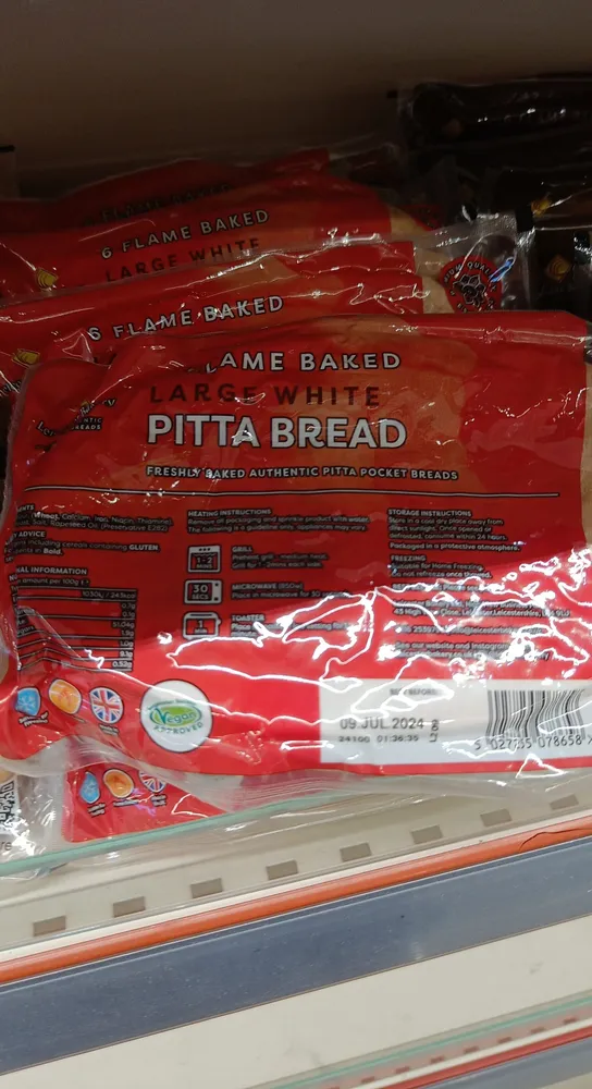 Leicester Bakery White Pitta Bread