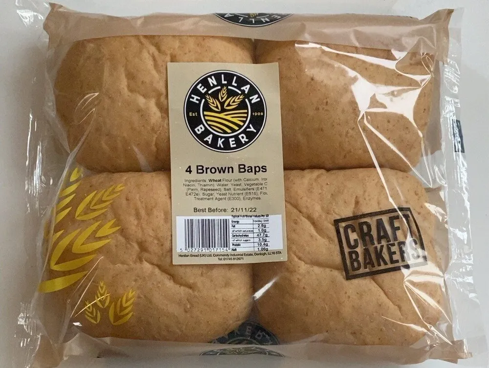 4 brown baps