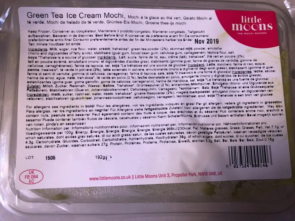 6 Green Tea Ice Cream Mochis