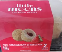 little moons MOCHI CHEESECAKE 2 MOCHI TREATS STRAW