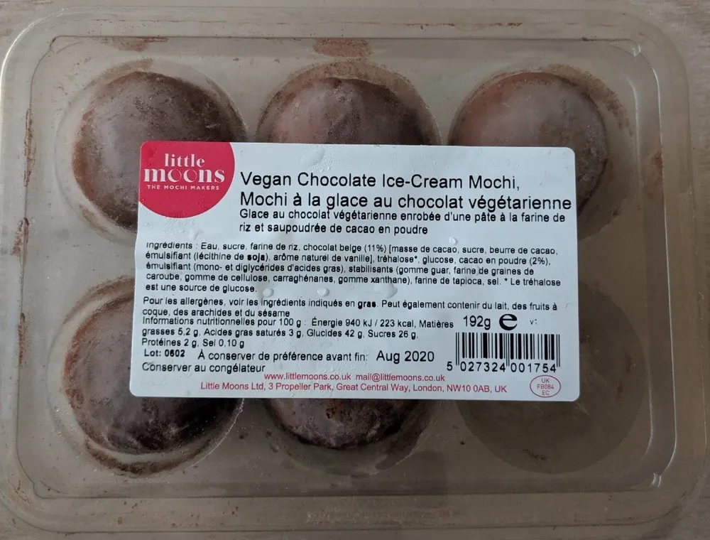 Vegan Chocolate Ice-Cream Mochi