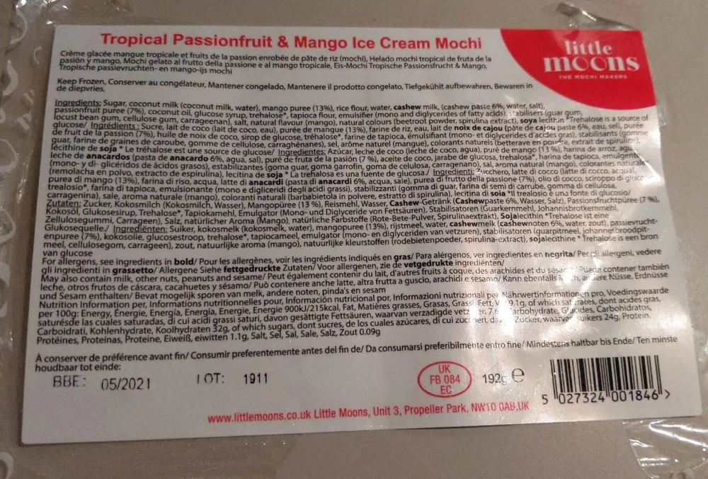 Mochi glacés chocolat vegan
